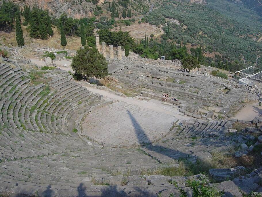 House In Delphi Villa Exterior foto